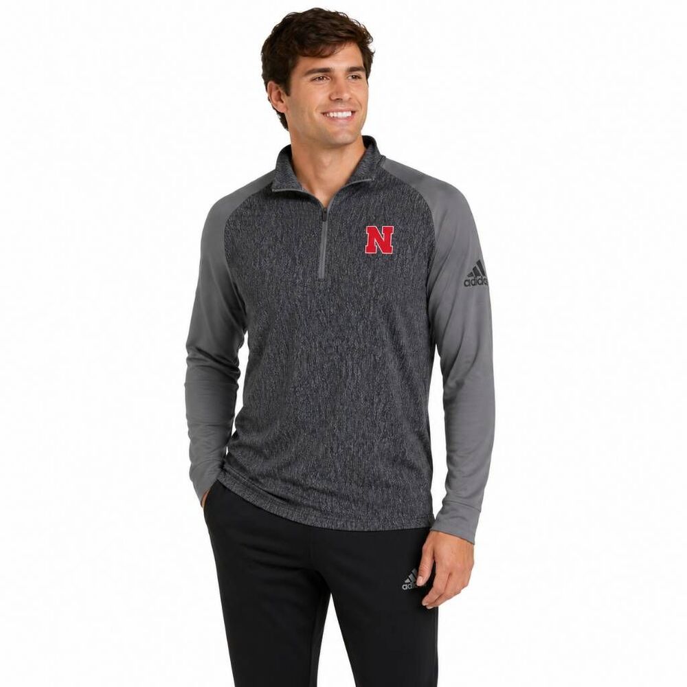 Adidas Nebraska Huskers Climalite 1/4 Zip Pullover XL